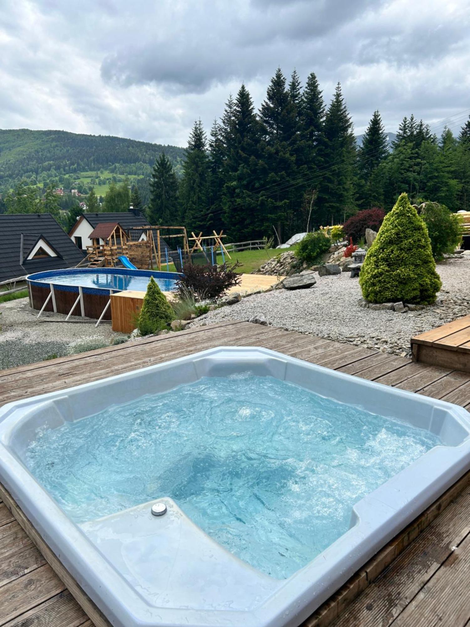 Zawoja Nad Korona Z Jacuzzi Villa Kültér fotó