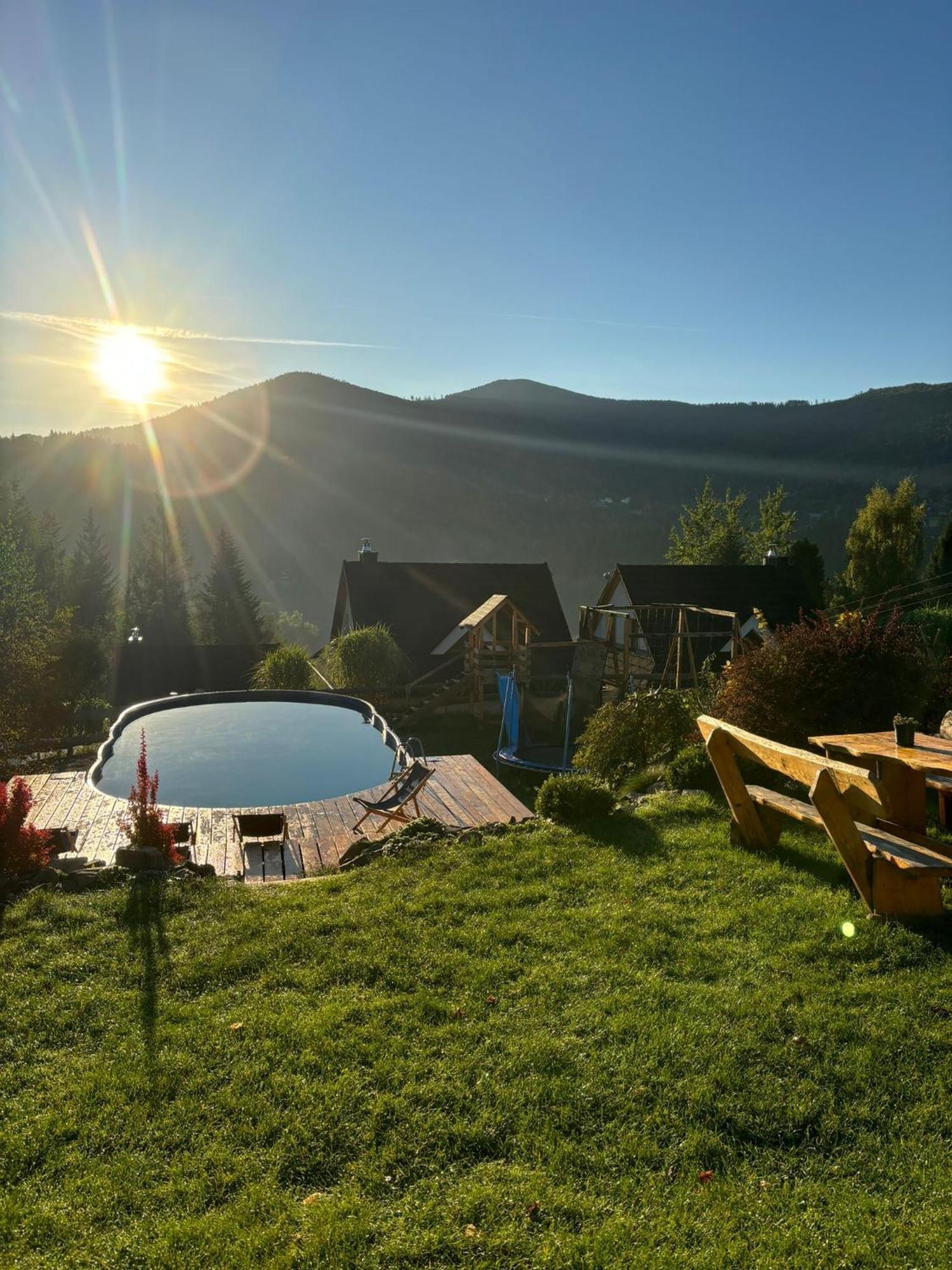 Zawoja Nad Korona Z Jacuzzi Villa Kültér fotó